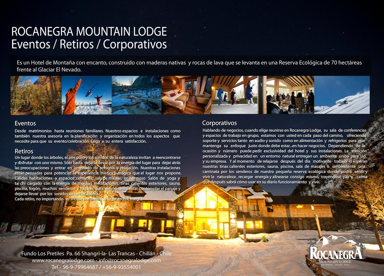 Rocanegra Mountain Lodge Las Trancas Exterior foto